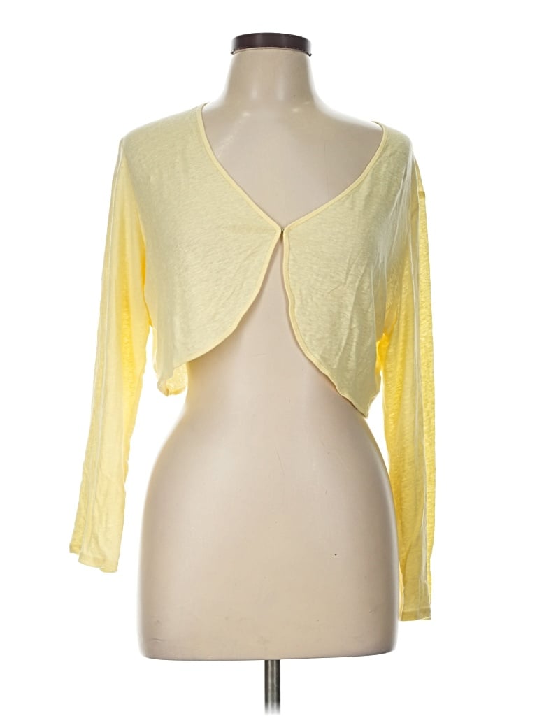 Pre-owned J By Joie 3/4 Sleeve T-shirt In Yellow