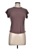 Athleta Brown Short Sleeve Turtleneck Size L - photo 1