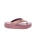 Crocs Pink Flip Flops Size 9 - photo 1