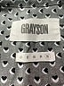 Grayson 100% Lyocell Print Gray Long Sleeve Button-Down Shirt Size 16 - photo 7