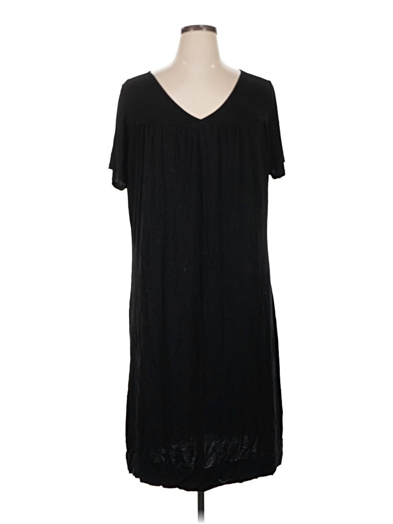 Pre-owned Ekouaer Casual Dress In Black
