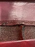Unbranded 100% Polyurethane Brown Burgundy Faux Leather Pants Size 3 - photo 7