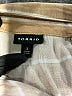 Torrid Stripes Tan Short Sleeve Blouse Size 3X Plus (3) - photo 7