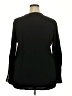 Persifor 100% Cotton Black Long Sleeve Blouse Size 2X - photo 2