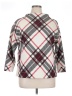 T by Talbots Plaid White Pullover Sweater Size 0X (petite) - photo 1