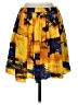 Thakoon 100% Silk Tie-dye Yellow Silk Skirt Size 4 - photo 2