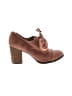 Restricted Shoes 100% Leather Brown Heels Size 8 - photo 1