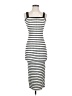 Assorted Brands Stripes White Ivory Cocktail Dress Size S - photo 1