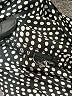 PREMISE Polka Dots Black Short Sleeve Blouse Size M - photo 8