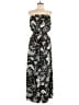True Destinations 100% Polyester Tropical Black Jumpsuit Size M - photo 1