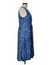 L.L.Bean Paisley Blue Casual Dress Size L - photo 4