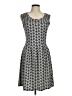 Max Studio Chevron-herringbone Gray Casual Dress Size M - photo 1
