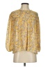 The Great. 100% Silk Yellow 3/4 Sleeve Silk Top Size XS (0) - photo 1