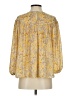 The Great. 100% Silk Yellow 3/4 Sleeve Silk Top Size XS (0) - photo 2