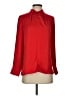 MING WANG Red Long Sleeve Blouse Size XXS - photo 1