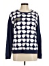 Karl Lagerfeld Paris Polka Dots Blue Pullover Sweater Size M - photo 1