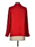 MING WANG Red Long Sleeve Blouse Size XXS - photo 2