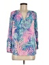 Lilly Pulitzer 100% Silk Pink Blouse Size M - photo 1