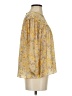 The Great. 100% Silk Yellow 3/4 Sleeve Silk Top Size XS (0) - photo 4