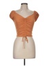 Assorted Brands Orange Short Sleeve Top Size M - photo 1