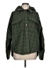 In Loom 100% Polyester Plaid Green Jacket Size L - photo 1