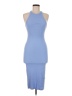 Zara Solid Blue Cocktail Dress Size M - photo 1