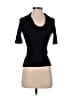 Everlane Black Short Sleeve Turtleneck Size XXS - photo 1