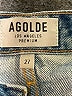 AGOLDE 100% Cotton Blue Denim Shorts Size 27 waist - photo 3