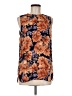 Babaton 100% Polyester Orange Sleeveless Blouse Size M - photo 1