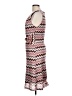 SLNY Chevron-herringbone Pink Casual Dress Size 10 - photo 5