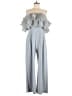 Shein Solid Gray Jumpsuit Size 8 - photo 1