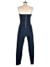 Assorted Brands Solid Blue Jumpsuit Size M - photo 2