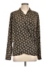 Vince Camuto Brown Long Sleeve Blouse Size L - photo 1