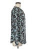 Ann Taylor LOFT 100% Polyester Paisley Teal Long Sleeve Blouse Size M - photo 4