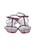 Frances Valentine Paisley Pink Sandals Size 9 1/2 - photo 2