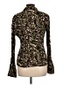 Apt. 9 Animal Print Green Long Sleeve Blouse Size L - photo 2