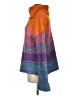 Tribal Jeans Color Block Orange Pullover Sweater Size M - photo 5