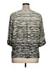 Vince. 100% Silk Silver Short Sleeve Top Size XL - photo 2
