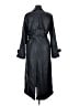 Jason Wu 100% Polyurethane Black Trenchcoat Size XL - photo 2