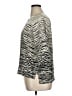 Vince. 100% Silk Silver Short Sleeve Top Size XL - photo 5