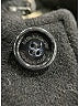 Burberry 100% Wool Black Wool Coat Size XL - photo 9