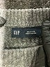 Gap Gray Pullover Sweater Size M - photo 7