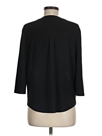 Cover Stitched 3/4 Sleeve Top (view 2)