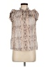 Generation Love Tan Sleeveless Blouse Size M - photo 1