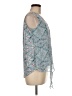 Roz & Ali 100% Polyester Teal Sleeveless Blouse Size M - photo 4