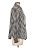 ABound 100% Rayon Checkered-gingham Black Long Sleeve Button-Down Shirt Size L - photo 4