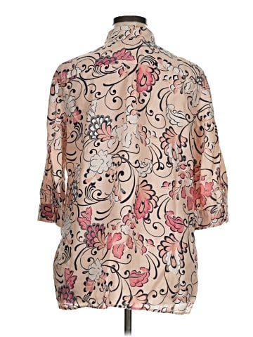 Chico's 3/4 Sleeve Button-Down Shirt (view 2)