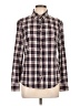 J. by J.Crew Plaid Burgundy Long Sleeve Button-Down Shirt Size 10 - photo 1