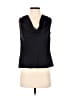 Intermix Black Sleeveless Silk Top Size P (petite) - photo 1