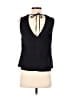 Intermix Black Sleeveless Silk Top Size P (petite) - photo 2
